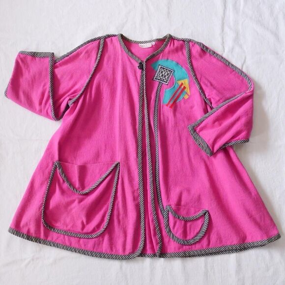 Fun 80s Beppa avant-garde swing coat - Picture 1 of 8